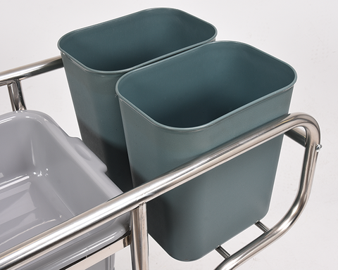 WÓZEK KELNERSKI 3-PÓŁKOWY Z 5 POJEMNIKAMI YATO