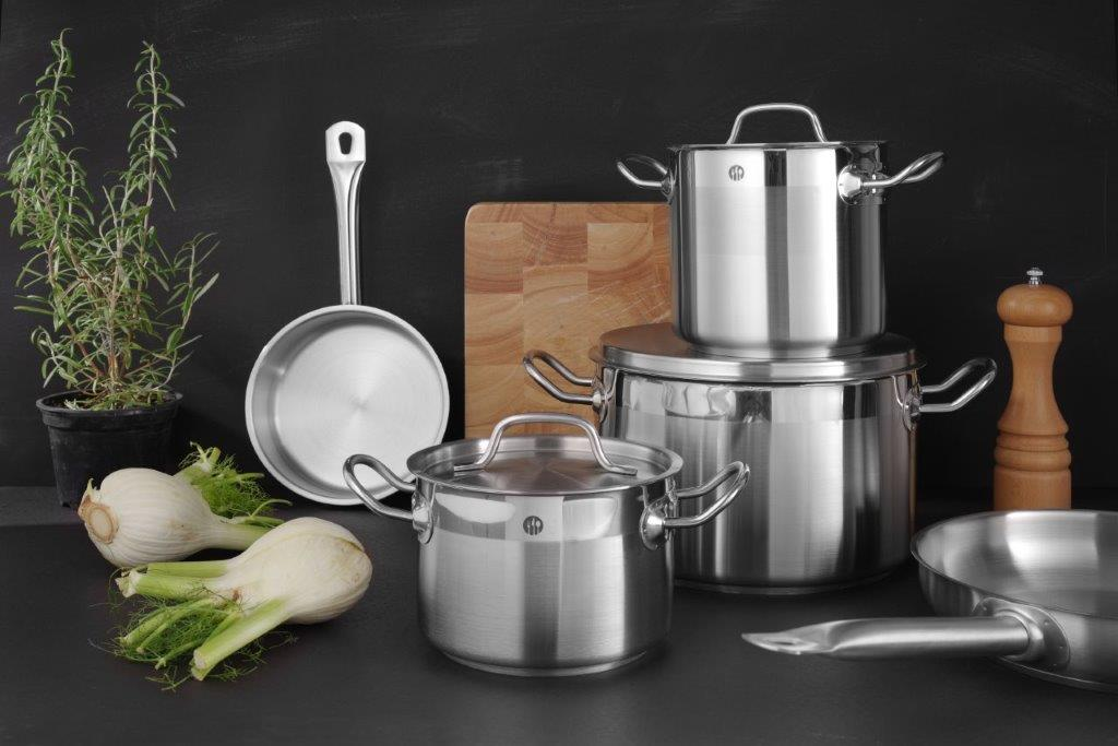 Garnek wysoki z pokrywką HENDI Kitchen Line 5L 200x(H)160mm