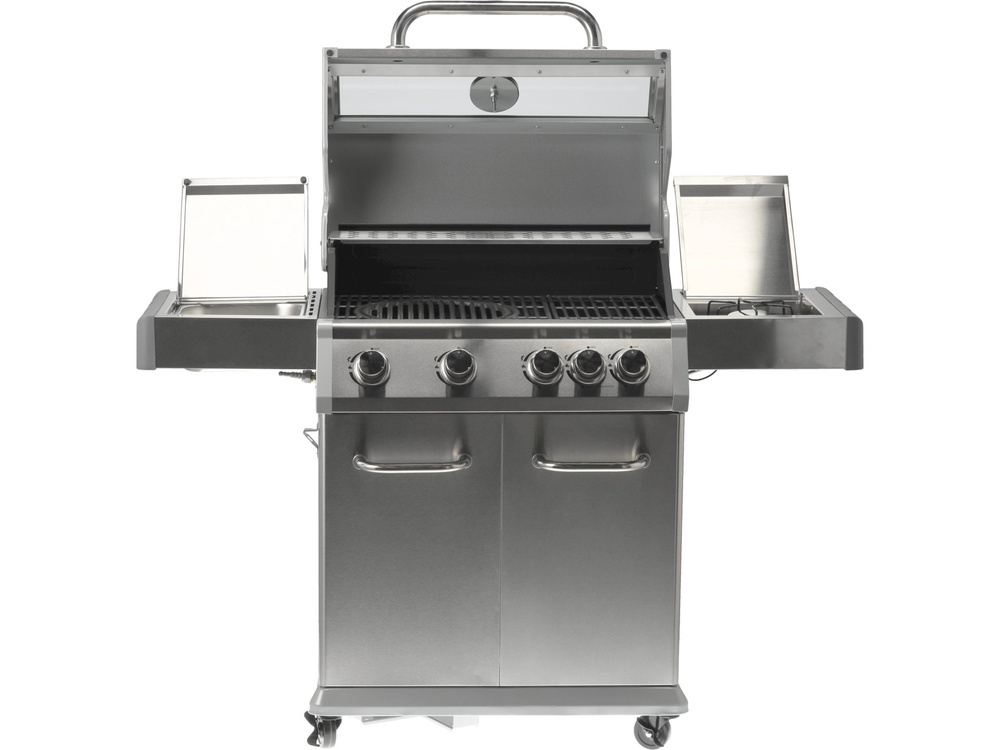 GRILL GAZOWY 4+1 STAL NIERDZEWNA 14,2KW, Z SZYBĄ YATO