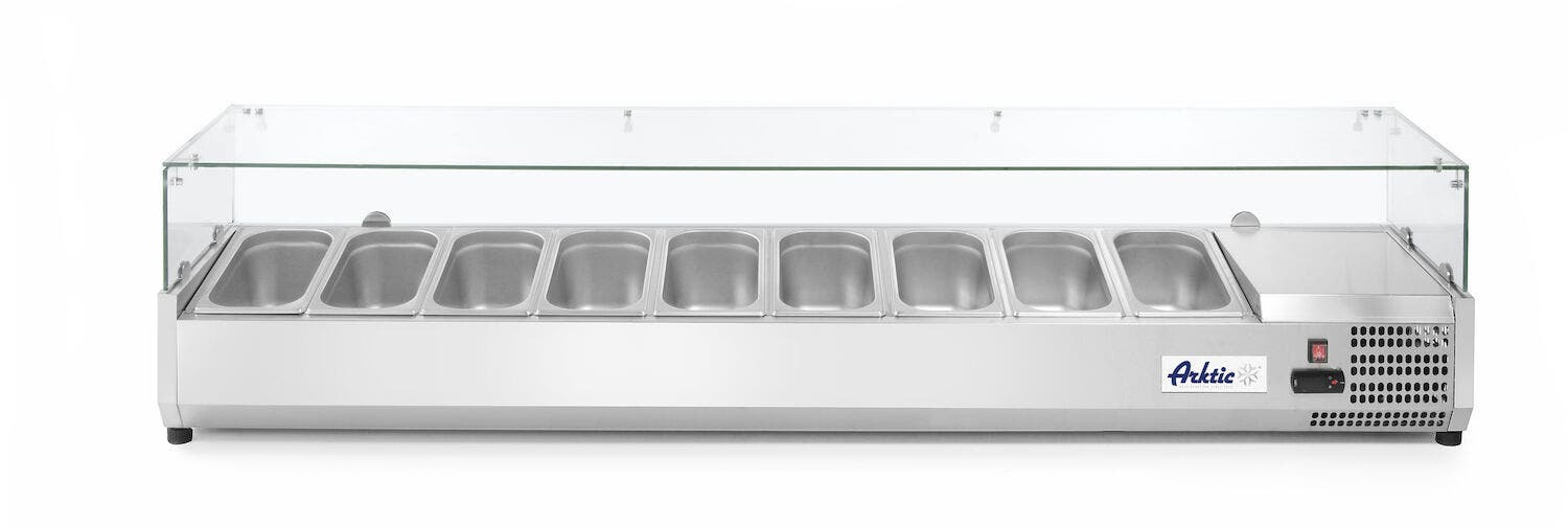 Nadstawa chłodnicza GN 1/3 Arktic 9x GN 1/3 230V/180W 2005x420x(H)456mm