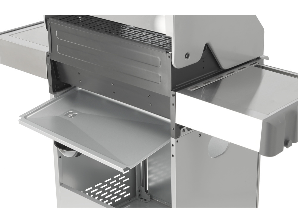 GRILL GAZOWY 3+1 STAL NIERDZEWNA 11,5KW, Z SZYBĄ YATO