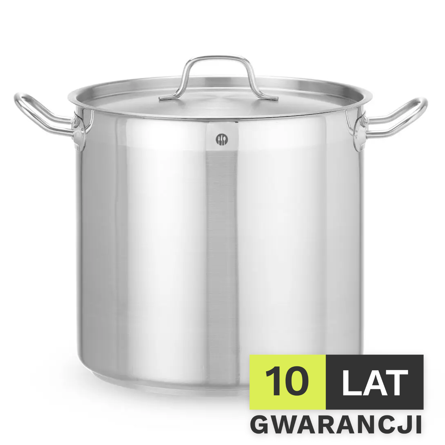 Garnek wysoki z pokrywką HENDI Profi Line 16L 280x(H)260mm