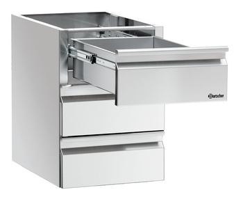 Blok szuflad 3x 1/1 GN do stołów Bartscher