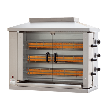 Rożen gazowy MR-3 na 18 szt. kurczaków MELTEM, 13,2kW, 116x51x111cm