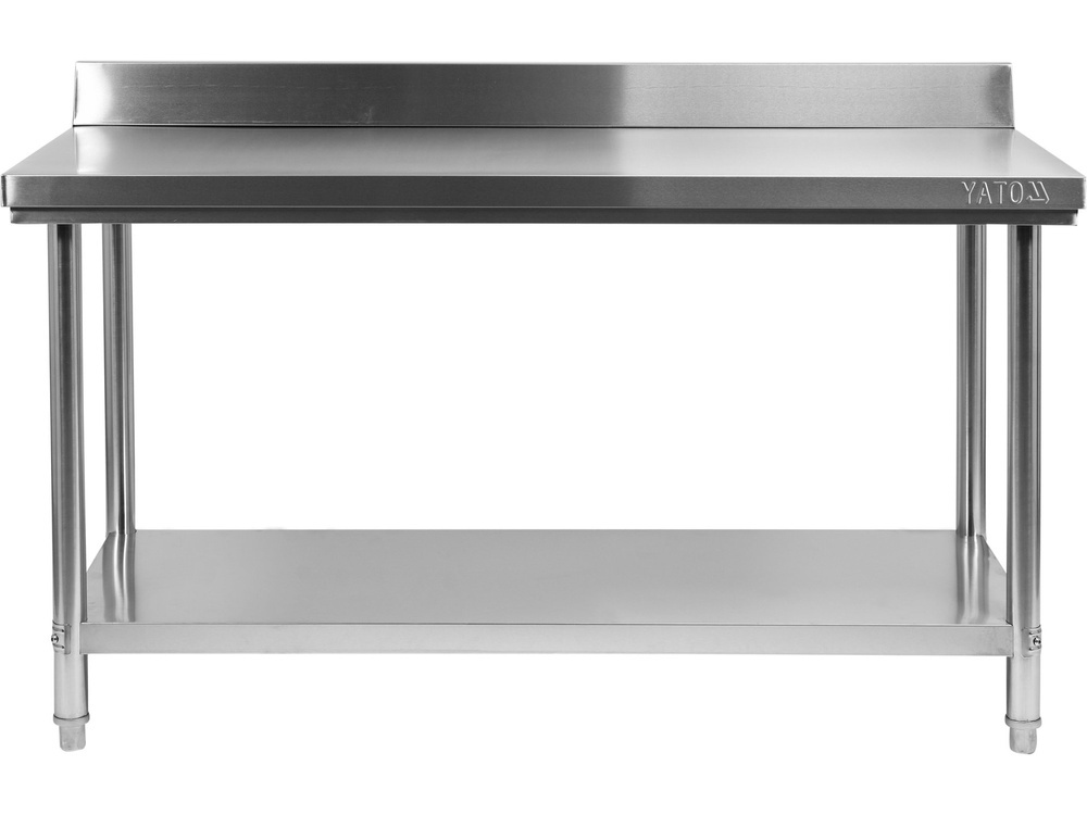 SKŁADANY STÓŁ PRZYŚCIENNY Z PÓŁKĄ 1400X600XH850+100MM YATO