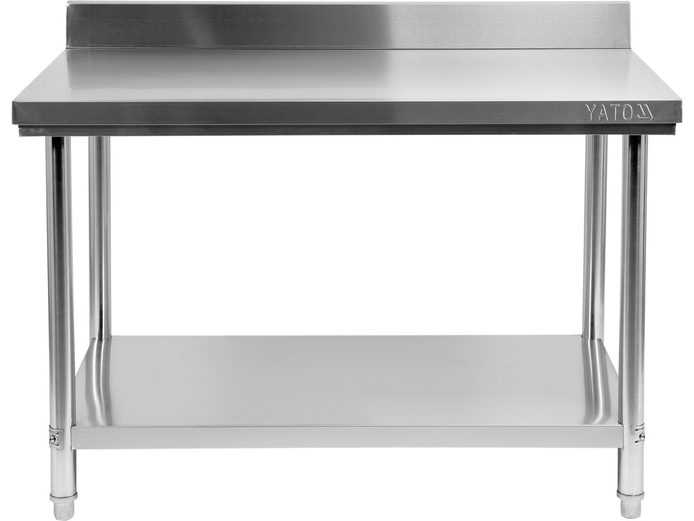 SKŁADANY STÓŁ PRZYŚCIENNY Z PÓŁKĄ 1200X600XH850+100MM YATO