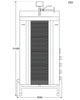 Opiekacz elektryczny do kebaba, ceramiczny, do 50 kg, 7,6 kW, POTIS CE4