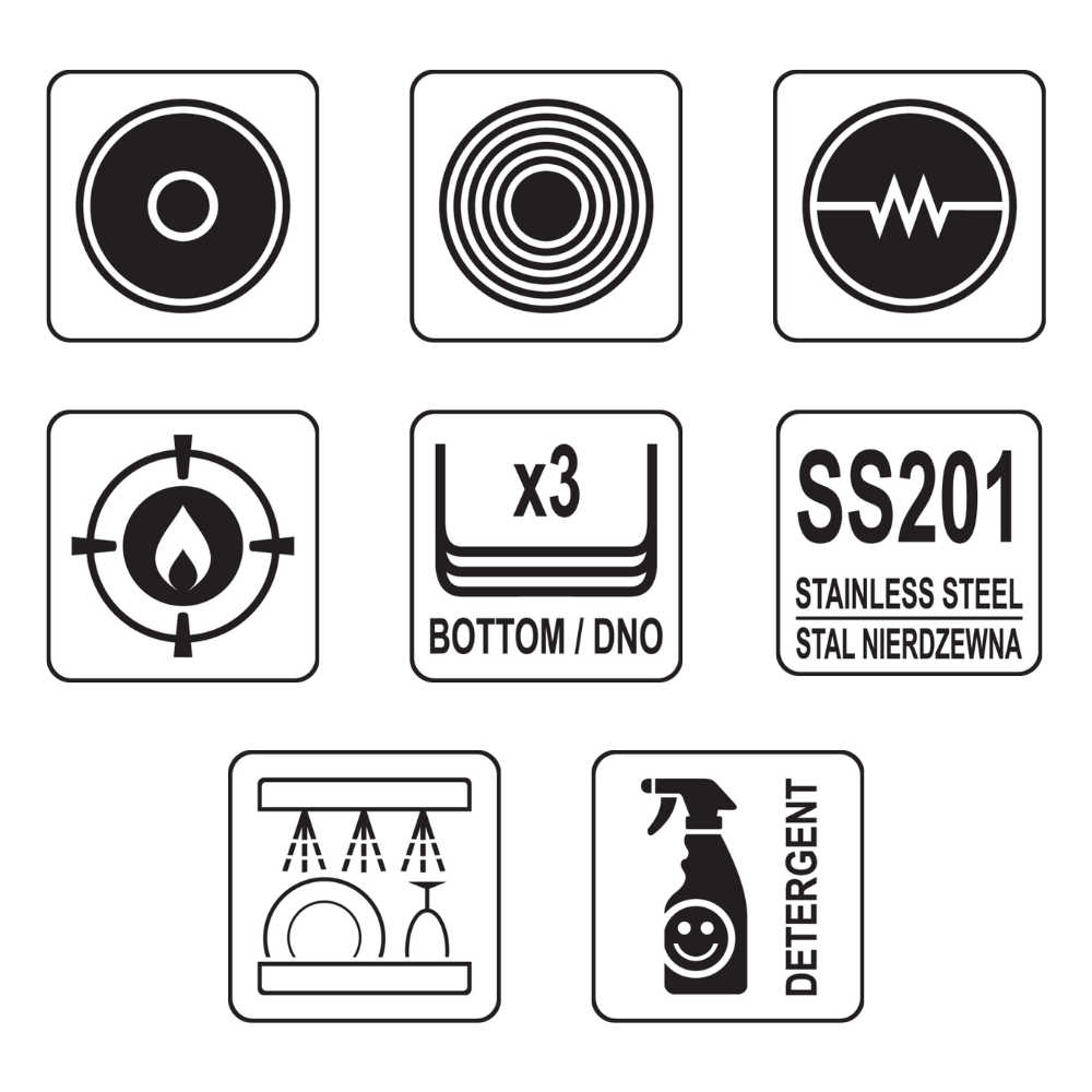 PATELNIA ZE STALI NIERDZEWNEJ 24CM YATO