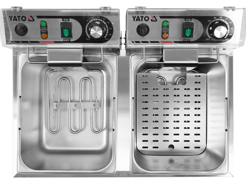 FRYTOWNICA PODWÓJNA 2X8L 2X3,3KW YATO