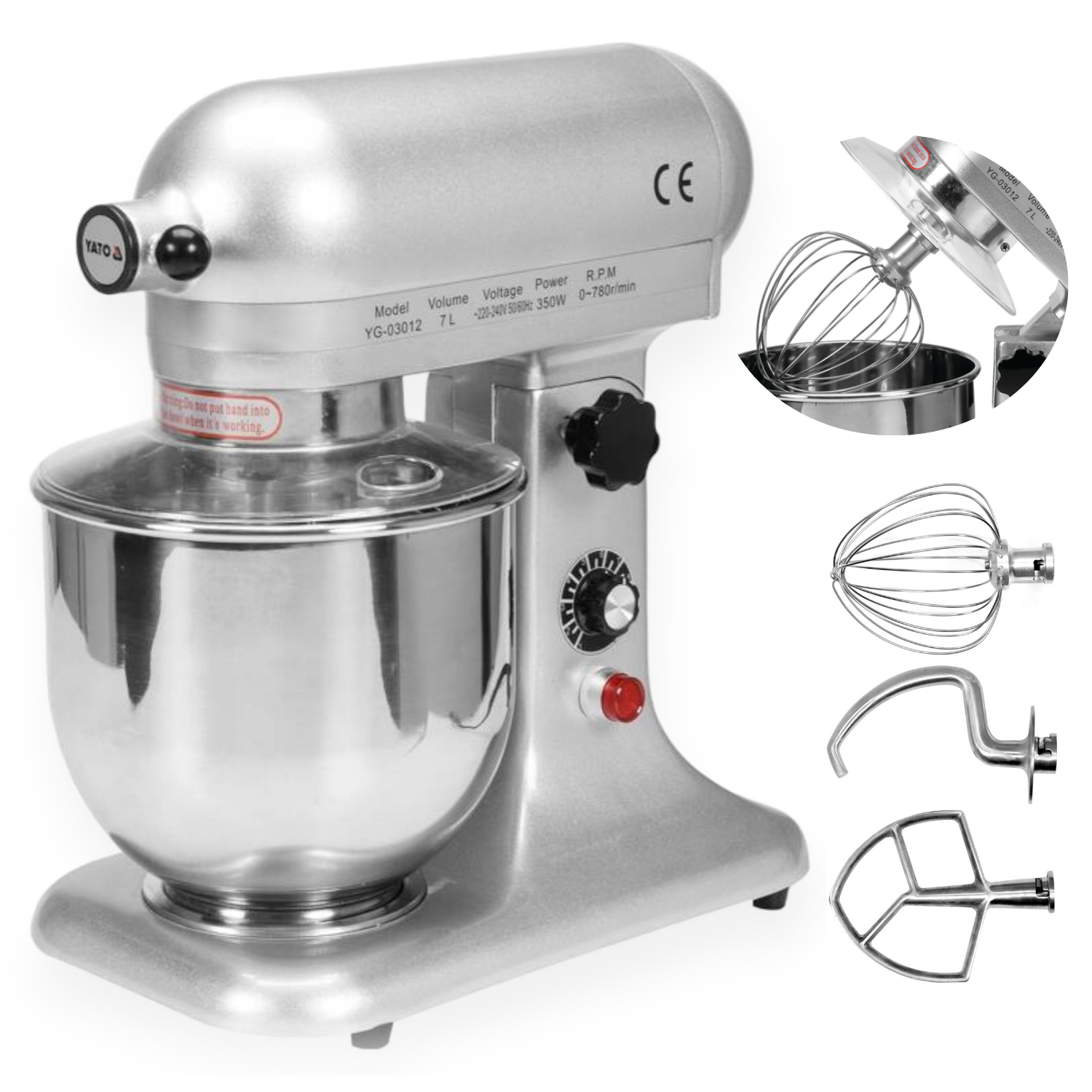 MIKSER PLANETARNY 7L 350W YATO