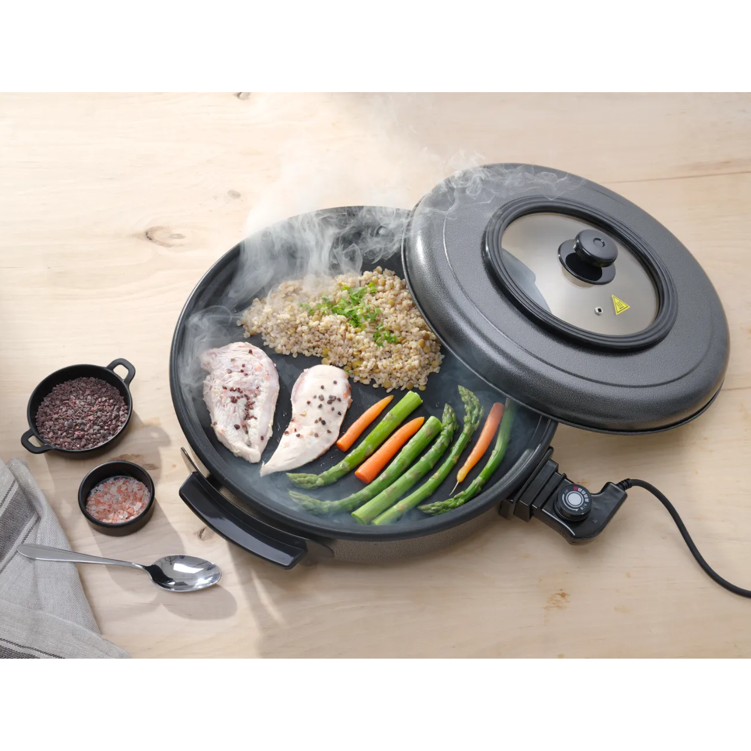 Multipatelnia elektryczna HENDI multipatelnia 550x(H)60 mm 230V/1600W 620x(H)170mm