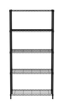 Regał z 5 półkami HENDI czarny 910x455x(H)1830mm