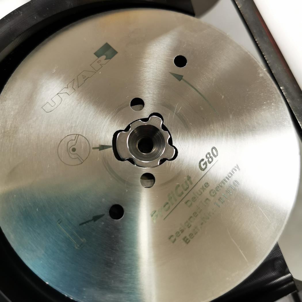 Ostrze gładkie 80mm, oryginalne, UYAR ProfiCut G80 Deluxe (2 gen.)