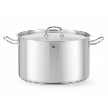Garnek średni z pokrywką HENDI Kitchen Line 15L 320x(H)190mm