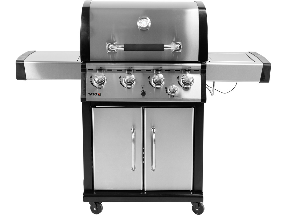GRILL GAZOWY 4+1 STAL NIERDZEWNA 17,5KW YATO
