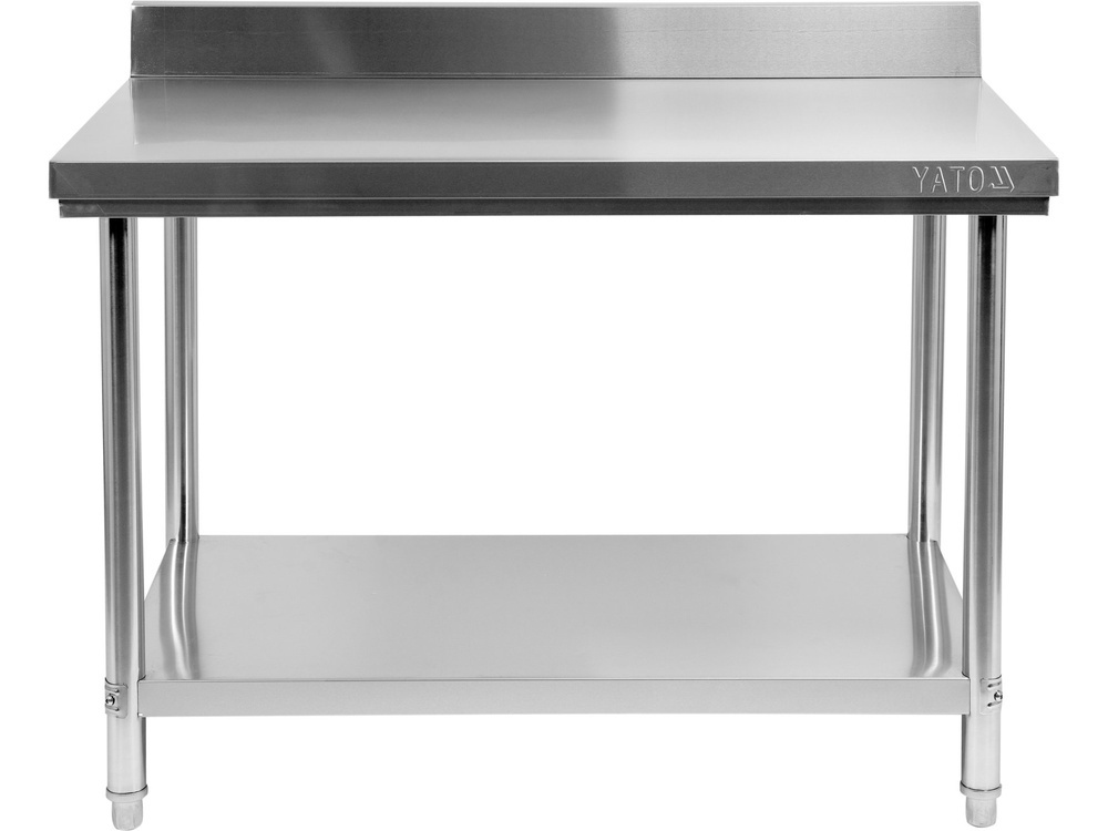 SKŁADANY STÓŁ PRZYŚCIENNY Z PÓŁKĄ 800X600XH850+100MM YATO