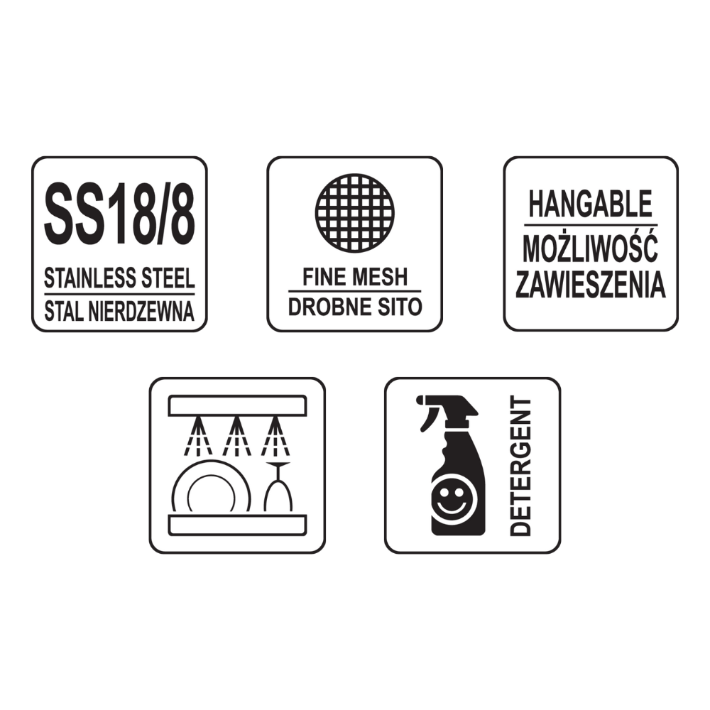 SITO CHIŃSKIE STOŻKOWE SIATKOWE GĘSTE 120MM YATO