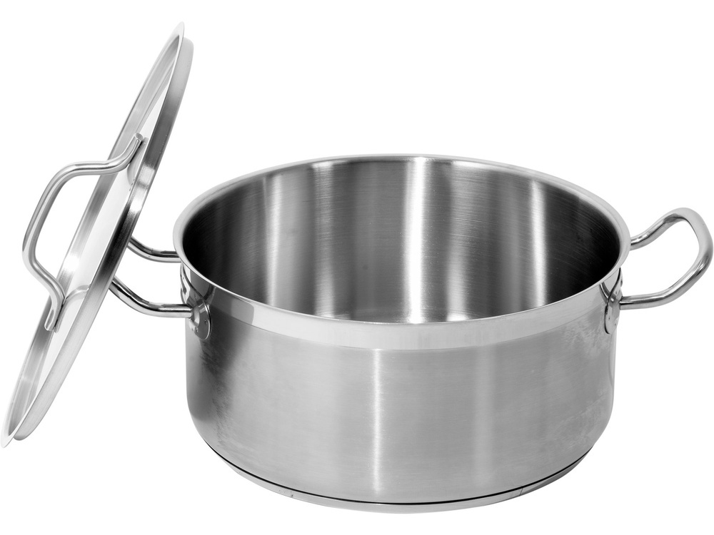 GARNEK NISKI Z POKRYWKĄ ZE STALI NIERDZEWNEJ 28X13CM 8L YATO