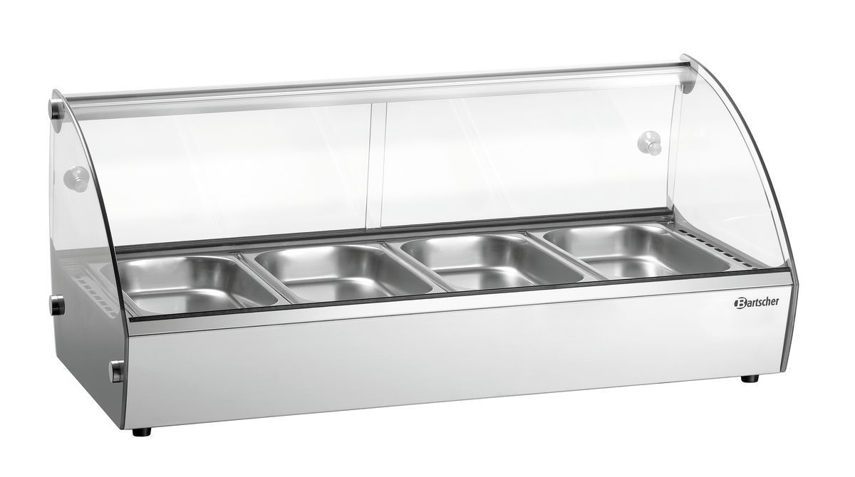 Witryna grzewcza nadstawna R4 4 x 1/3 GN Bartscher