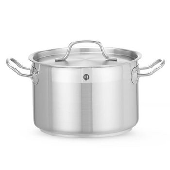 Garnek średni z pokrywką HENDI Profi Line 4L 200x(H)130mm
