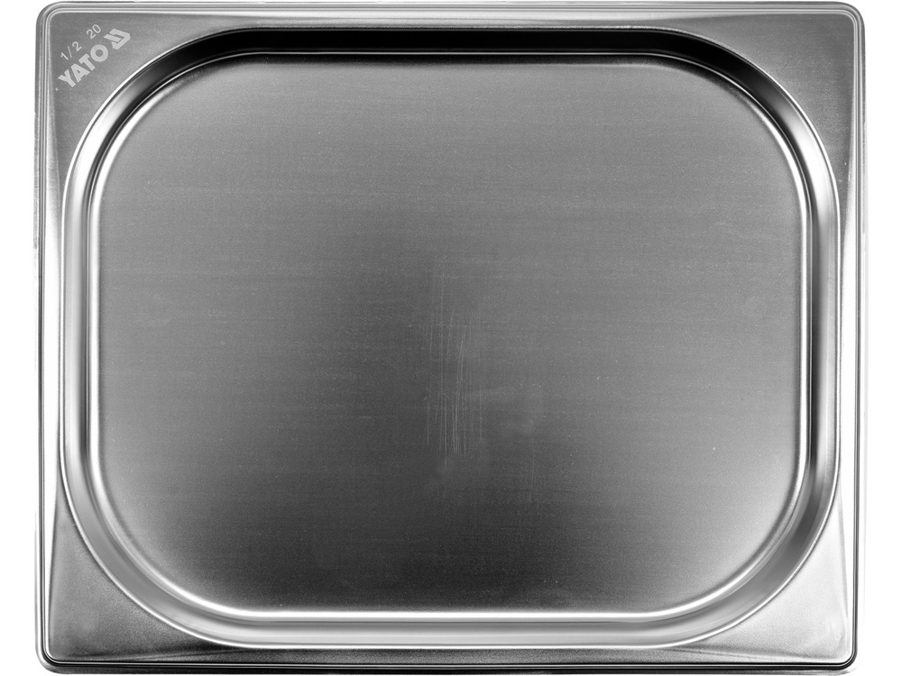 POJEMNIK GASTRONOMICZNY ZE STALI NIERDZEWNEJ GN 1/2 20MM 2L YATO