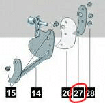 Osłona blaszana noży POTIS