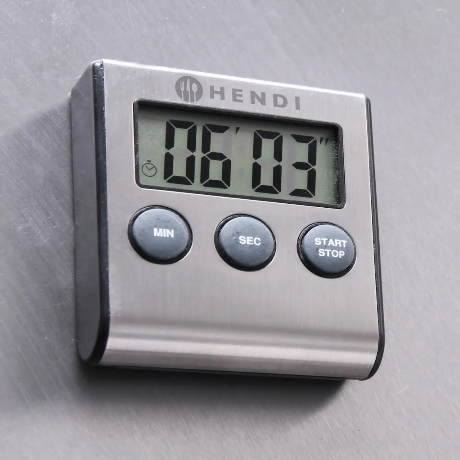 Timer Minutnik kuchenny cyfrowy HENDI 65x70x(H)17mm