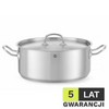 Garnek niski z pokrywą HENDI Kitchen Line 7,3L 280x(H)120mm