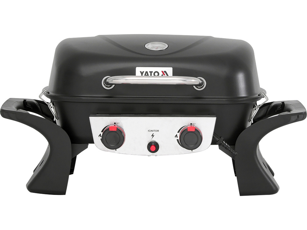 GRILL GAZOWY PRZENOŚNY 2 PALNIKI, 5KW YATO