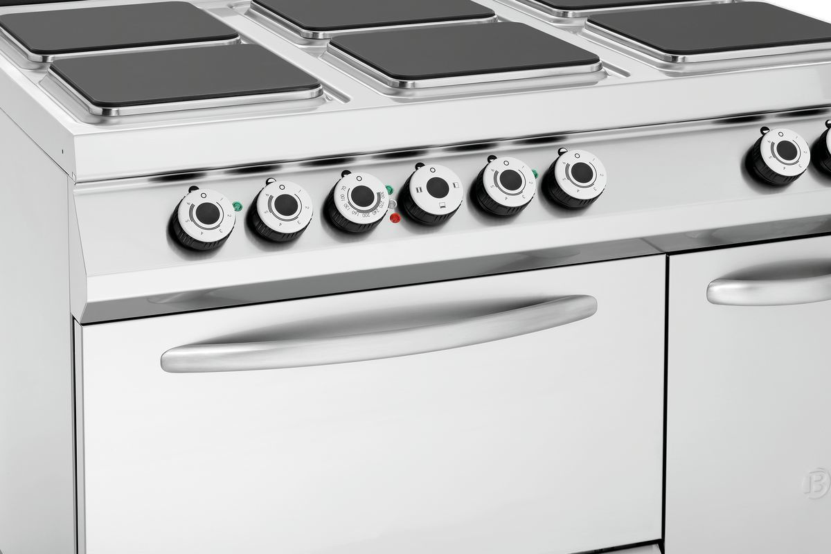 Kuchnia elektryczna 6-palnikowa EBO 2/1GN Bartscher