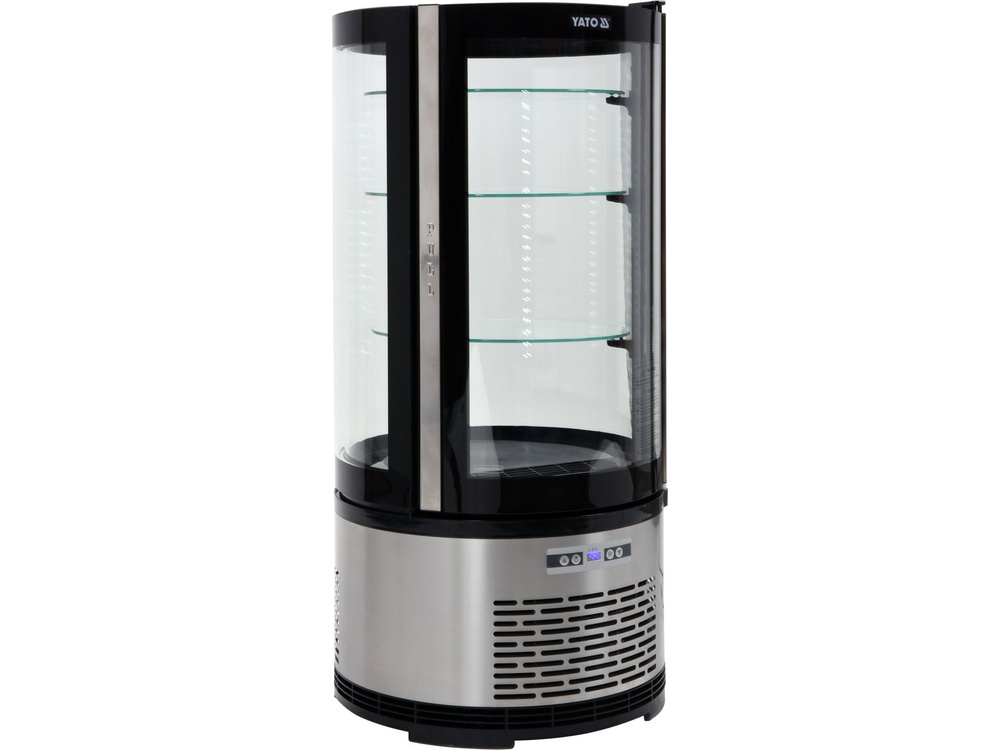 WITRYNA CHŁODNICZA 100L 48X48X103 CZARNA YATO