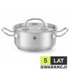 Garnek niski z pokrywą HENDI Kitchen Line 1,5L 160x(H)75mm
