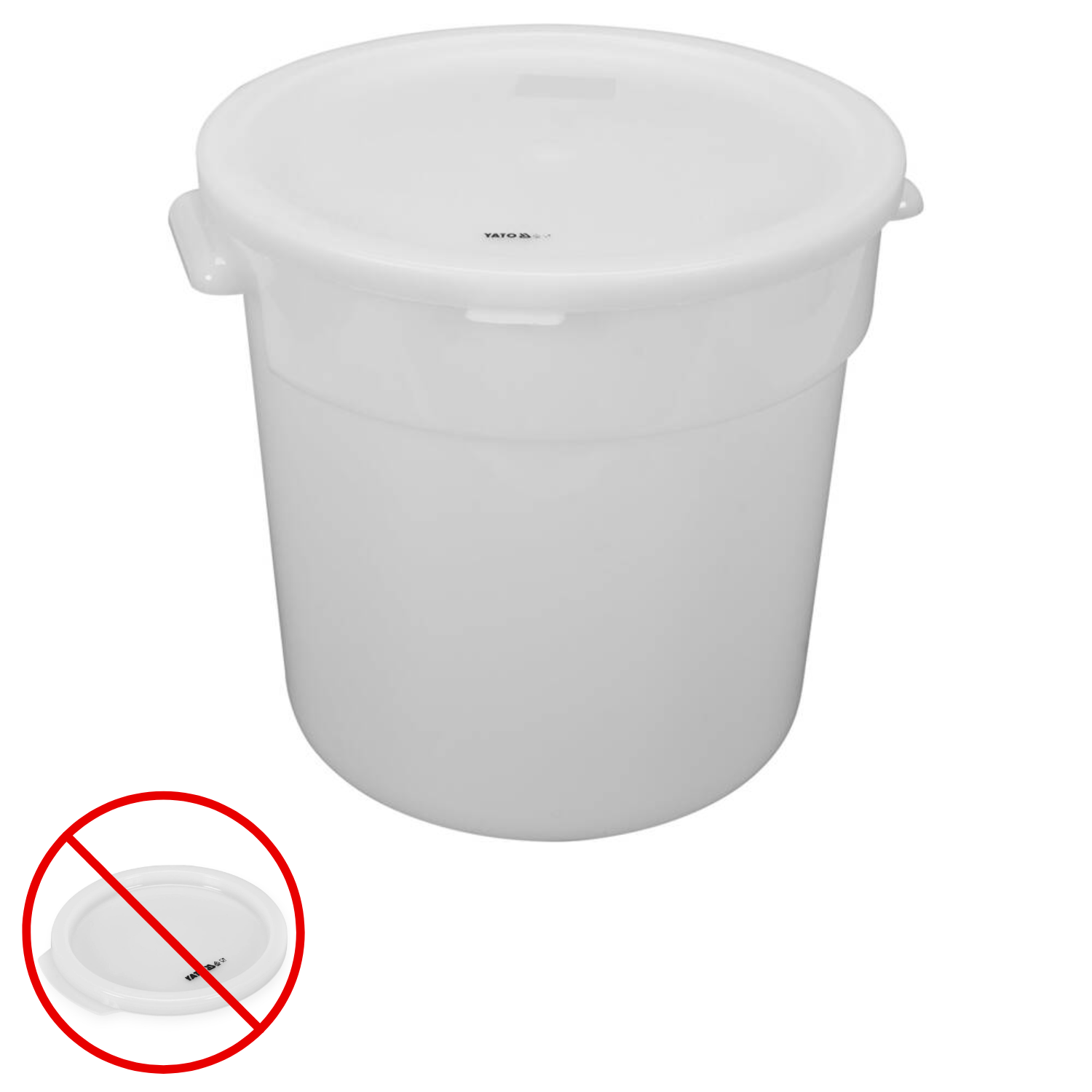 POJEMNIK DO ŻYWNOŚCI OKRĄGŁY PP 15L YATO