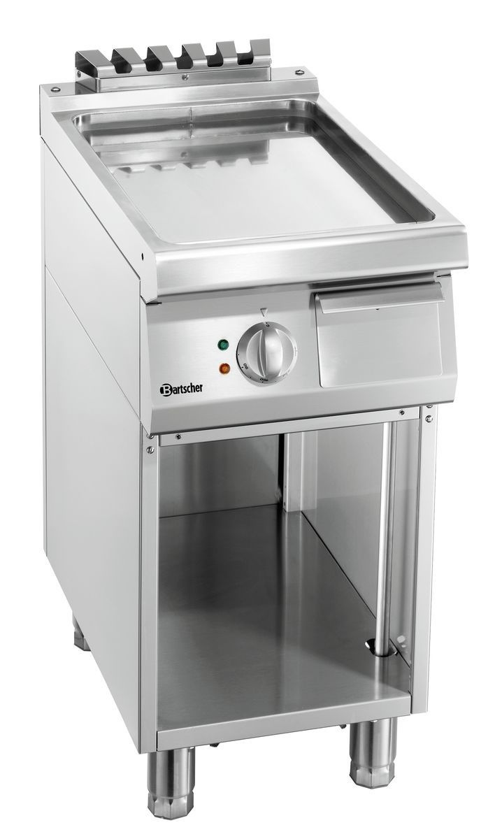 Płyta grillowa elektryczna 700, szer. 400, Gładka Bartscher