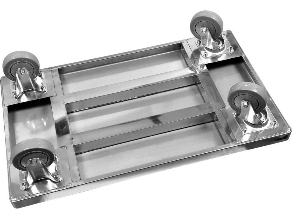 WÓZEK PLATFORMOWY SKŁADANY ZE STALI NIERDZEWNEJ YATO