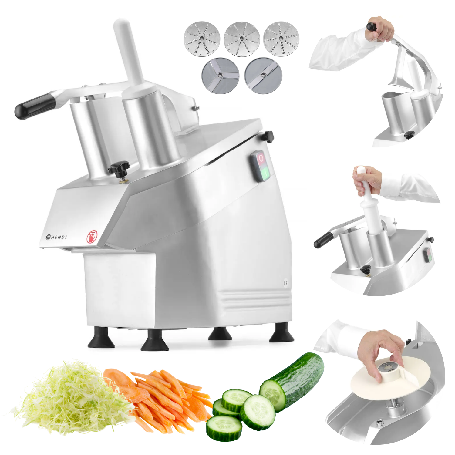 Szatkownica elektryczna HENDI Profi Line 230V/550W 615x239x(H)580mm