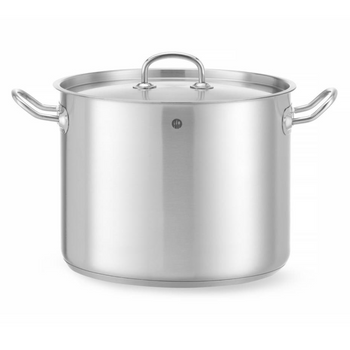 Garnek wysoki z pokrywką HENDI Kitchen Line 13,5L 280x(H)220mm