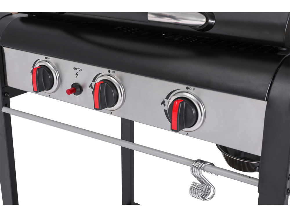 GRILL GAZOWY, 3 PALNIKI, 9KW YATO