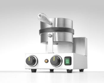 Gofrownica okrągła na gofry belgijskie HENDI 230V/1000W 250x491x(H)285mm