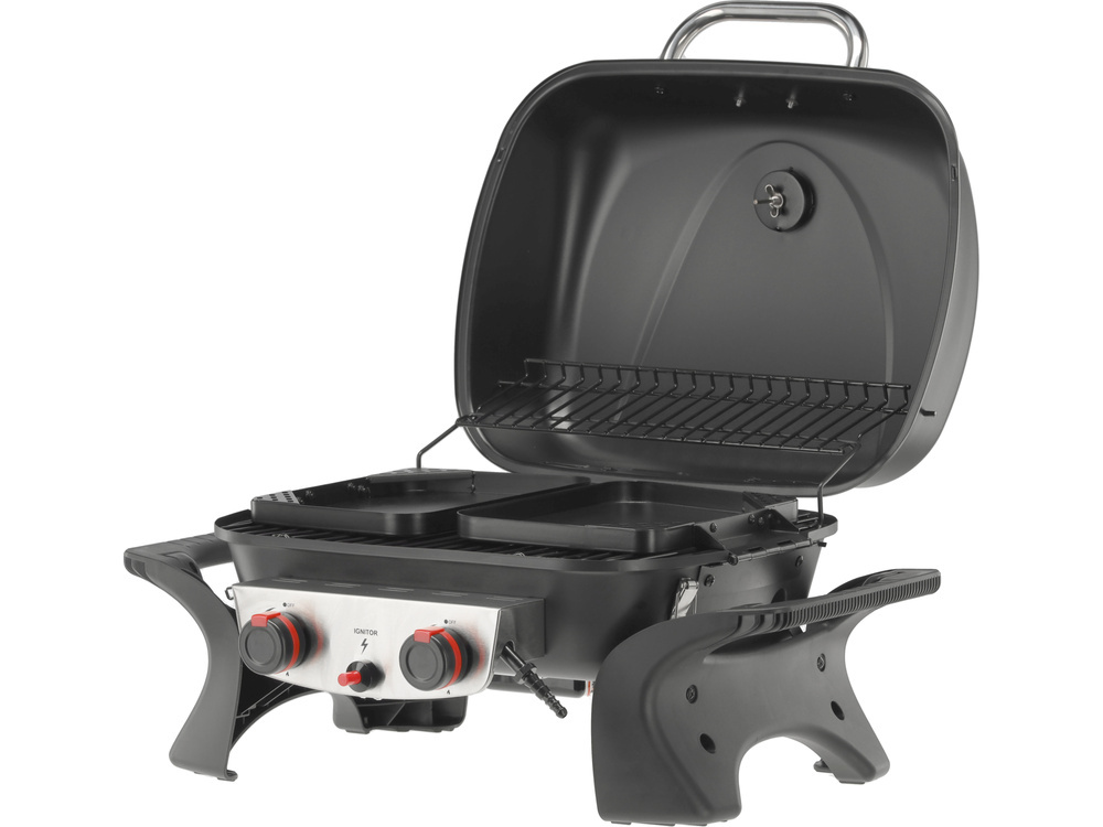 GRILL GAZOWY PRZENOŚNY 2 PALNIKI, 5KW YATO