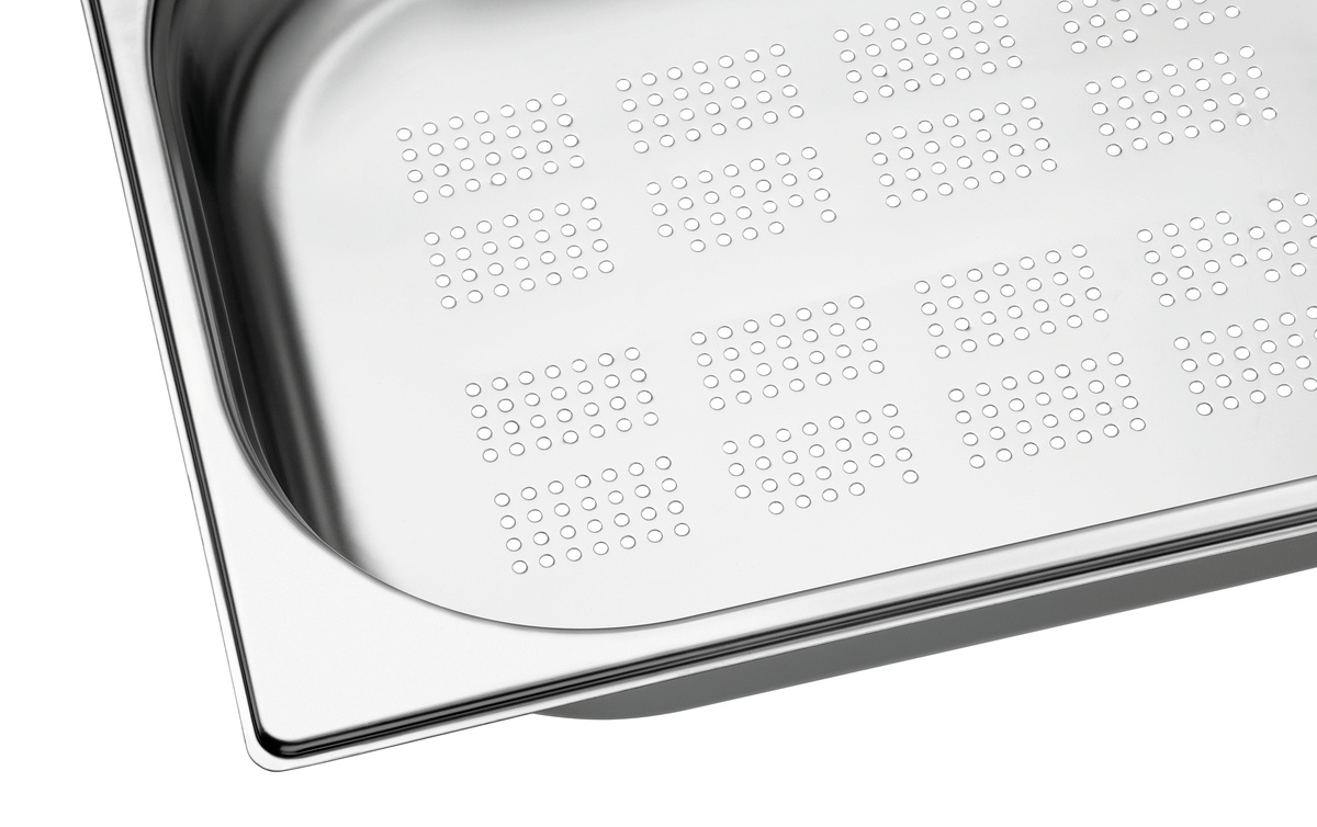 Pojemnik GN, 1/2 GN, 65mm, perforowany Bartscher