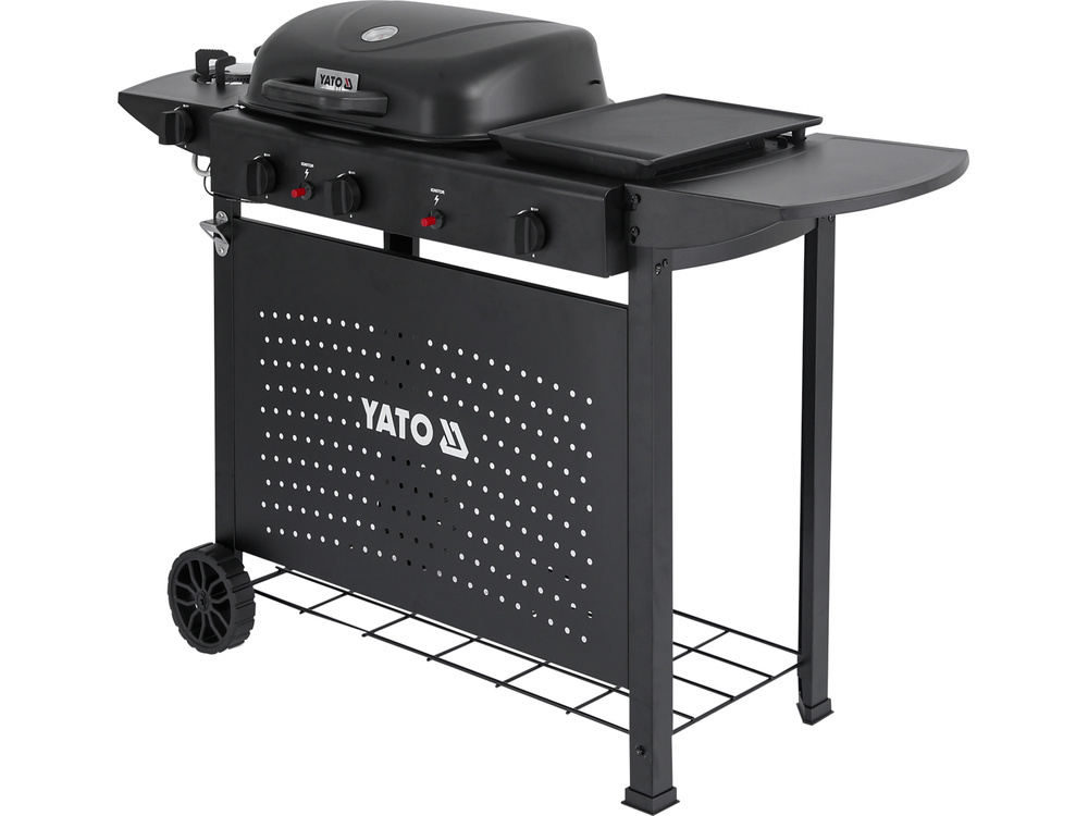 GRILL GAZOWY 2+2, 5KW, 3W1 YATO