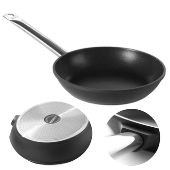 Patelnia indukcyjna Titanium Professional z odlewu aluminium HENDI 250x(H)50mm