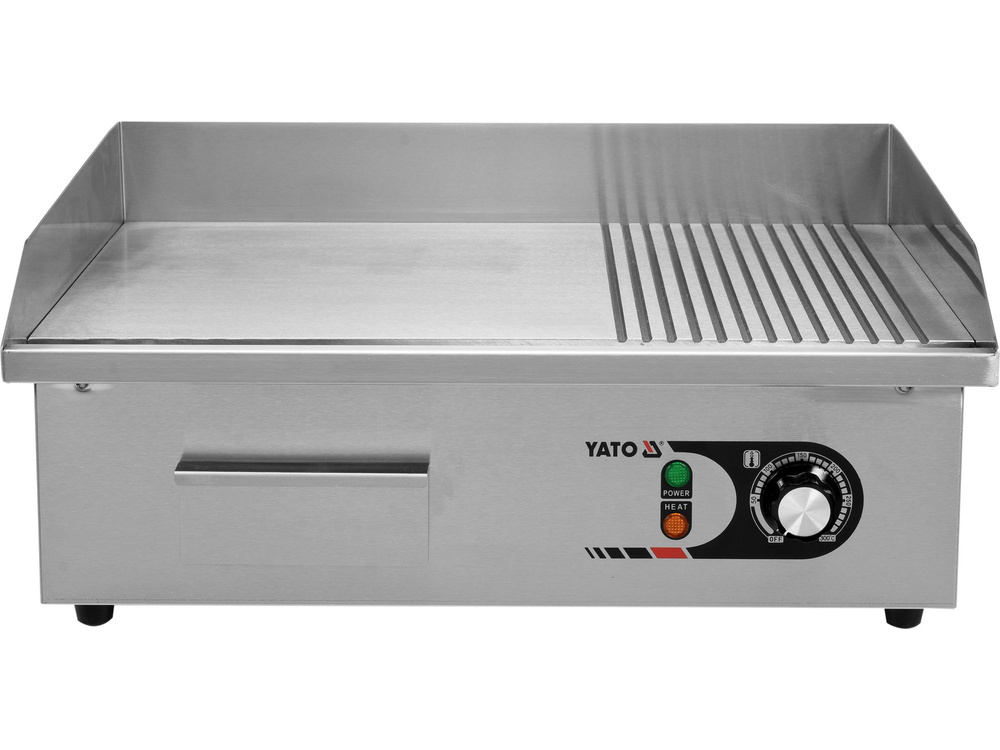 ELEKTRYCZNA PŁYTA GRILLOWA 2/3 GŁADKA 55CM YATO