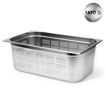 POJEMNIK GASTRONOMICZNY PERFOROWANY ZE STALI NIERDZEWNEJ GN 1/1 200MM 26L YATO