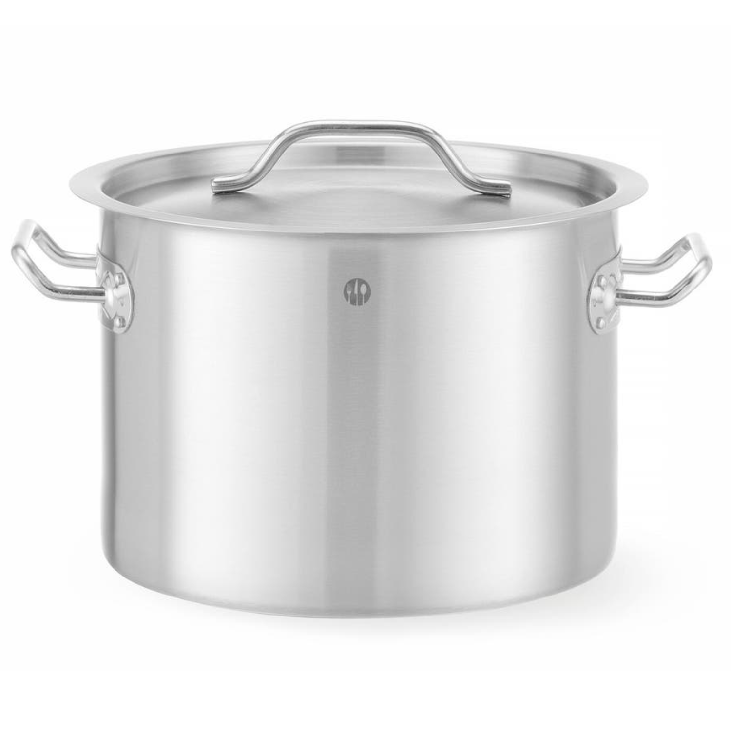 Garnek średni z pokrywką HENDI Budget Line 9L 250x(H)180mm