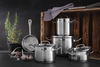 Garnek wysoki z pokrywką HENDI Kitchen Line 2,8L 160x(H)140mm