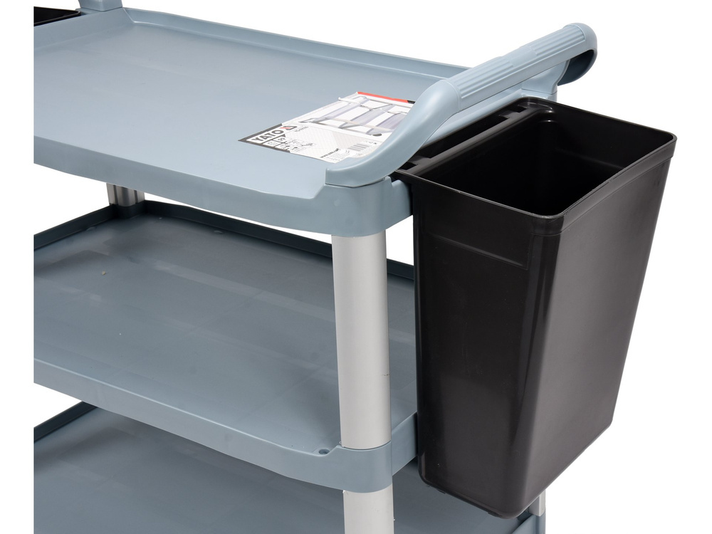 POJEMNIK DO WÓZKA CZARNY PP 33,5X23,1X44,5CM YATO