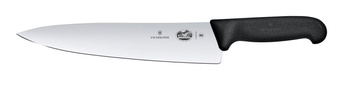 Nóż kuchenny z szerokim ostrzem Victorinox czarny (L)380mm