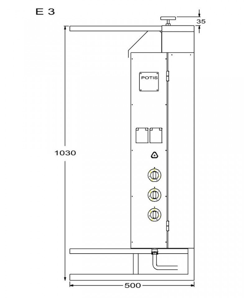 Opiekacz elektryczny E3 POTIS